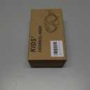 Kids Swim Goggles Snorkel Diving Mask with Luminous for Boys Girls Ages 5-15, Two-Color Anti-Fog Swimming Goggles with Nose Cover