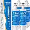 PUREPLUS 9690 Replacement for kenmore Elite 469690 LG LT700P RFC 1200A ADQ36006102 ADQ36006101 LFX28968ST RWF1052 RWF1200A LFXS29626S LFXS30766S LFX31925ST LFX31945ST Refrigerator Water Filter, 4Pack