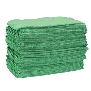 Cedar Creek Cleaning Products Classic Microfiber Cleaning Cloths, Green, 48 Count