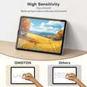 OMOTON PAPERSENSE Paper Screen Protector for iPad Air 4/5th Gen 10.9 Inch,2022 &2020, iPad Pro 11 Inch 2022/21/20/18, Matte Layer Glass Film with Easy Dust-free Installation Tray, Anti-glare, 2 Pack