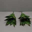 Fake Plants Artificial Agave Plants,Large UV Resistant Fake Agave Planters for Indoor and Outdoor Decorating Tropical Plant Succulents Greenery Indoor Decor13.8 (2Pack, Dark Green)