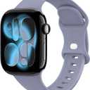 4 x STG Sport Silicone Bands Compatible with Apple Watch Band Ultra 3/2/1 49mm, Series 11/10 46/42mm, 9/8/7 45/41mm, SE 6/5/4 44/40mm, 3/2/1 42/38mm S/M M/L for Women Men