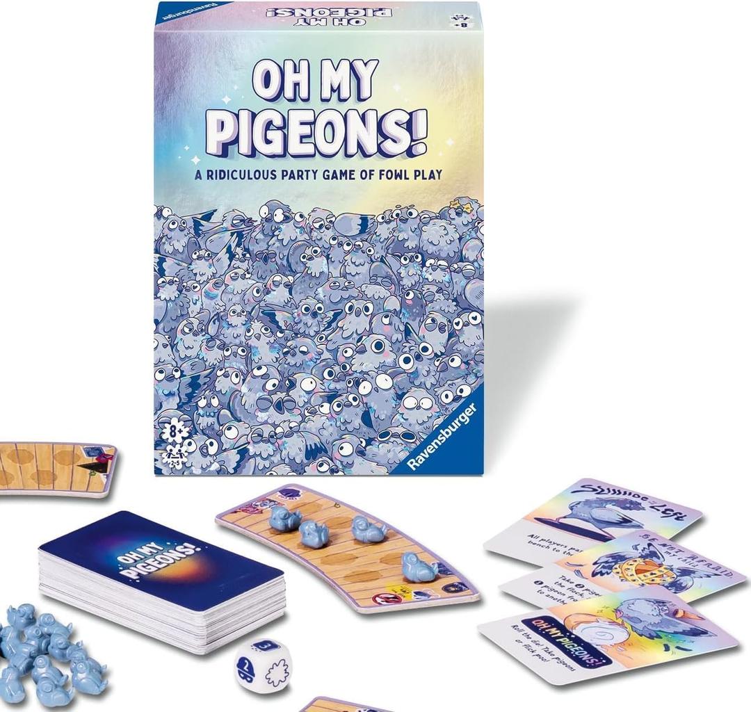Ravensburger Oh My Pigeons! Funny Family Party Game for Ages 8 and Up 
