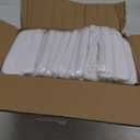 10Pack White Table Cloths for 8 Foot Rectangle Tables 60 x 126 Inch, 8FT White Tablecloth Rectangle Bulk Linen Polyester Fabric Washable Cloth Cover for Wedding Reception Banquet Birthday Party