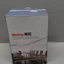 Cyrank Gooseneck Condenser Microphone, 6.35mm Wired Microphone with Mute Button Desktop Microphone Computer Mic Podium Microphones Desktop Paging Mic Corded Voice Mic for Meetings Lectures Recording