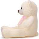 Teddy Bear Stuffed Animal 16'' Small Teddy Bear Plush Toy Gift for Valentine Christmas Birthday White