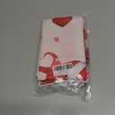 Valentine's Day Pink Swag Curtains Valances for Windows Kitchen Curtains Red Gnome Topper Valances with Rod Pocket for Living Room Bedroom Love Heart Valentines Day 56'' W x 36'' L, 2 Panel