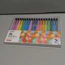 Grabie Erasable Gel Pens, 36 Colors Erasable Pens, Make Mistakes Disappear Colored Pens, Assorted Color Inks for Drawing Writing Planner,Gel Pens for Coloring, Set of 36