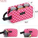 Freezable Lunch Bag,Freezable Snack Bag,Mini Cooler Bag for Travel/Work/School,Small Insulated Bag,Small Cooler Lunch Box with Ice Packs,Insulated Snack Bag,Freezable Snack Box with Handle Buckle