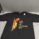 I Saw That I'm Telling Dad Funny Religious Christian Jesus T-Shirt S