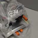 VEVOR 24 inch Snow Pusher Shovel with Wheels, Metal Heavy Duty Wheeled Push Snow Shovels for Driveway