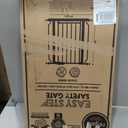 Regalo Safety 29-38.5" Baby Gate for Doorways & Bottom of Stairs, Pressure Mounted Baby Gate with Door for Babies, Toddlers & Pets, Tested & Safe for 30 Years, American Designed, American Owned, White