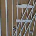 Babelio New Version Baby Gate with Cat Door Adjustable, 29-40" Metal Pet Door for Stairs & Doorways, Pressure Mounted, No Tools Needed, Black