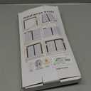 CHIYUNS Magnetic Thermal Insulated Door Curtain 32 x 80 inch, Transparent Door Cover, Keep Warm in Winter Cool in Summer, Self Sealing, Pet and Kid Friendly