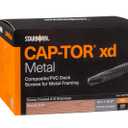 Deckfast Metal (Cap-Tor xd Metal) - Brown (#34) - 350 pc. Deck Pack - 1-5/8" Self Drill - Type 410 Stainless Steel Deck Fastener for Use with Metal Joists & Trex Elevations