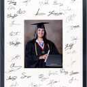 17x21 Frame Holds  Photo with White Mat for Graduation 