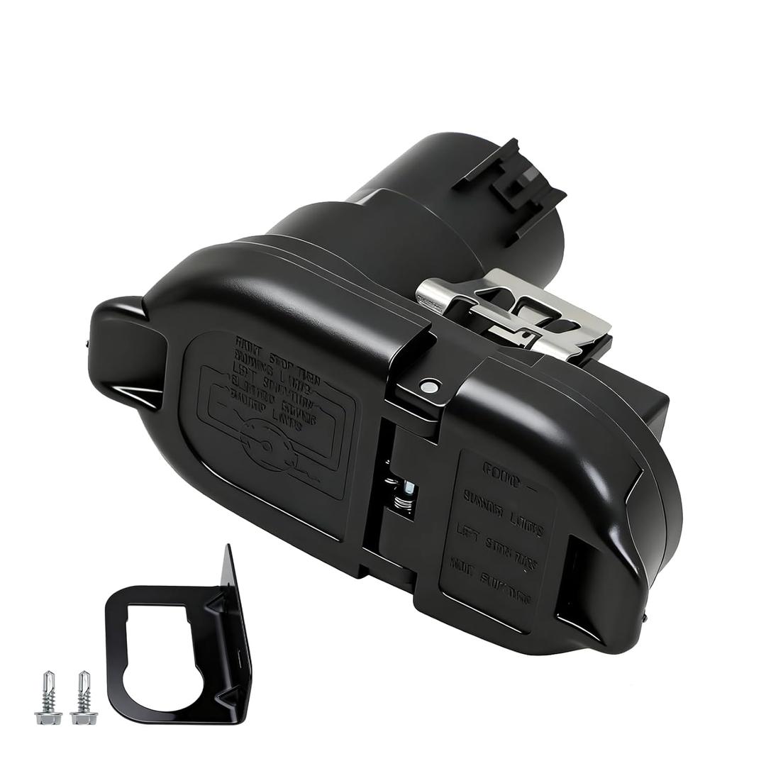 68014986AB Trailer Tow Connector Plug for Dodge RAM 1500 2500 3500 | for Jeep Ford Chevy and Other Series 7 Way Blade and 4 Way Flat Trailer Tow Connector