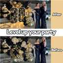 imprsv Marquee Numbers Black 3FT: Black Party Decor - Light Up Number 9 Large 3 Feet Tall - Birthday Decorations for Him Her 9th 90th