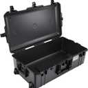 Pelican Air 1615 Case No Foam - Black, DIMENSIONS (LxWxH Inches): Exterior 32.58 x 18.40 x 11.02 | Interior 29.59 x 15.50 x 9.38 - Weight 14.06 lbs
