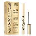 Eyelash Growth Serum  15 Plant Extracts for Longer, Denser & Robust Lashes,Boosts Natural Lash Development,eyelash serum,Enhance Natural Beauty, Hypoallergenic Oil Free,lash growth serumPURE GOLD