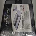 AboveTEK Portable Laptop Lap Desk w/Retractable Left/Right Mouse Pad Tray, Non-Slip Heat Shield Tablet Notebook Computer Stand Table w/Sturdy Stable Work Surface for Bed Sofa Couch or Travel