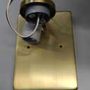 Kalium Wall Sconces Set of Two for Bathroom Bedroom Living Room Hallway Indoor Stairwell & Mirror, Farmhouse Modern Vanity Light Fixtures with Double Glass Shade & Gold Rustproof Metal Base, E26