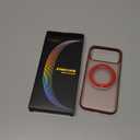 TORRAS 360 Magnetic Stand for iPhone 17 Pro Max Case, [Fit for MagSafe] [4X Military-Grade Protection] Slim Case for iPhone 17 Pro Max, 6.9", Translucent Burgundy Red, Ostand O3 Fitness Series