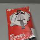 fun shack Girls Chocolate Factory Worker Halloween Costume, Kids Candy Movie Character Outfit for Trick-or-treating (Medium)