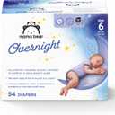 Mama Bear Overnight Baby Diapers with Leak Protection and Skin Protection, Fragrance-Free, Size 6, Hypoallergenic, Chlorine Free, Dermatologist Tested, 54 Count