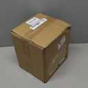 Goldenwarm Black and Gold Door Knobs, Interior Door Knobs for Bedroom and Bathroom, Zinc-Alloy Heavy Duty Square Privacy Door Knob (6 Pack)