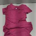 Missufe Women's Summer Boat Neck Short Sleeve Cut Out Knit Bodycon Casual Dress S