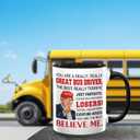 Bus Driver Mug 11 Oz - Appreciation Gifts for Men, Women - School Bus Gifts - Back to School for Kids - Retired Driver Gift - Coffee Cup