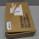 Veise KS02A Fingerprint Keyless Entry Door Lock, Auto Lock, Electronic Keypad Deadbolt for Front Door, Biometric, Anti-Peeping Password, Easy Install, Matte Black