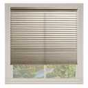 BlindsAvenue Lumina Collection 72-in Width x 48-in Length Tranquil Beige Light-Filtering Cordless Cellular Shade
