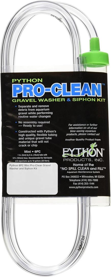 Python Pro Clean-Mini 1" x 6" Tube with 6 ft. Hose