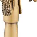 GGStudy Antique Brass Swan Shape Single Handle One Hole Bathroom Vessel Sink Faucet Deck Mount Lavatory Sink Faucet (Tall)