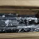 OLEVS Twin Bed Frame with LED Lights & USB Outlets, Platform Twin Bed with Storage Headboard, No Box Spring Needed, Easy Assembly