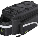 ROCKBROS Bike Trunk Bag 13L-25L Bike Rear Rack Bag Expandable Side Pockets
Include Rain Cover,Two Removable Dividers, 4-Strap Stable Mount No Slide,Reflectors,Compatible with Taillight