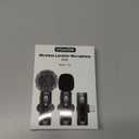 USB C Lavalier Microphone Wireless Mini Mic for Type-C Android Phone/Tablet/PC Video Recording Clip-on Mics with Rotatable Clip&Denoise Recording, Ideal for Vlog Tiktok Youtube Podcast Content Creator