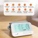 BBLOVE Blood Pressure Monitors for Home Use FSA&HSA Eligible, Medical-Grade Accuracy,Automatic Upper Blood Pressure Monitor with Three-color warning and 2-User,Large Display, Birthday Gifts for Family