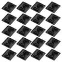 MECCANIXITY 20Pcs 2020 V-Slot 4.2mm Hole Dia EU Standard Aluminum Profile End Cap 20x20mm/0.79x0.79in ABS Aluminum Extrusion Plug for 3D Printer, CNC