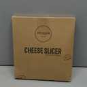 Cheese Slicer & Cheese Cutter | Stainless Steel cheese slicer with 10 Replacement-wires | Cheese Cutter for Block Cheese Metal Cheese Slicer Cutting Board Kitchen Gadgets Gift Set for Cheese Butter