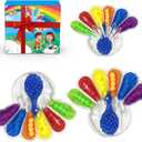 2PCS Color Sorting Sensory Toy, Fine Motor Skills Toys for Toddlers, Montessori Toys Preschool Learning Activitie, Sensory Activity Toy for Kids 3+ and Adults