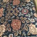 GarveeHome Dark Brown Floral 9x12 Area Rugs for Living Room Bedroom