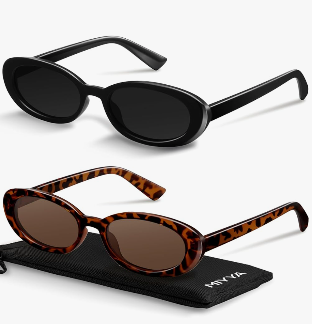 miyya Old Money Polarized Oval Sunglasses – 2025 Edition, UV400 Protection, Feather-Light Fit & Trendy Colors
