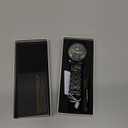 OLEVS Men's Luxury Watch Waterproof Luminous Easy Read Chronograph Watches Full Gold/White Dail/Black Face with Calendar Wristwatch (2892-All Black)