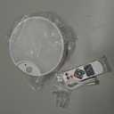 Rechargeable Motion Sensor Ceiling Light with Remote - 7.5inch Battery Powered Ceiling Light for Closets, Shower, Stairs, Shed, Hallway (White & Warm)