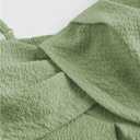 SOLY HUX Women's Summer Tops Asymmetrical Straps Ruffle Sleeveless Babydoll Top Summer Going Out Cami Top (L)