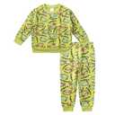 Nickelodeon Teenage Mutant Ninja Turtles Boys 2 Piece Sweatshirt and Pant Sets for Toddlers and Big Kids Size 4