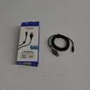 6 Foot Braided Nylon Micro Black Chrome USB Charge/Sync Cable
